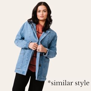 Vintage acid wash Denim Jean Jacket